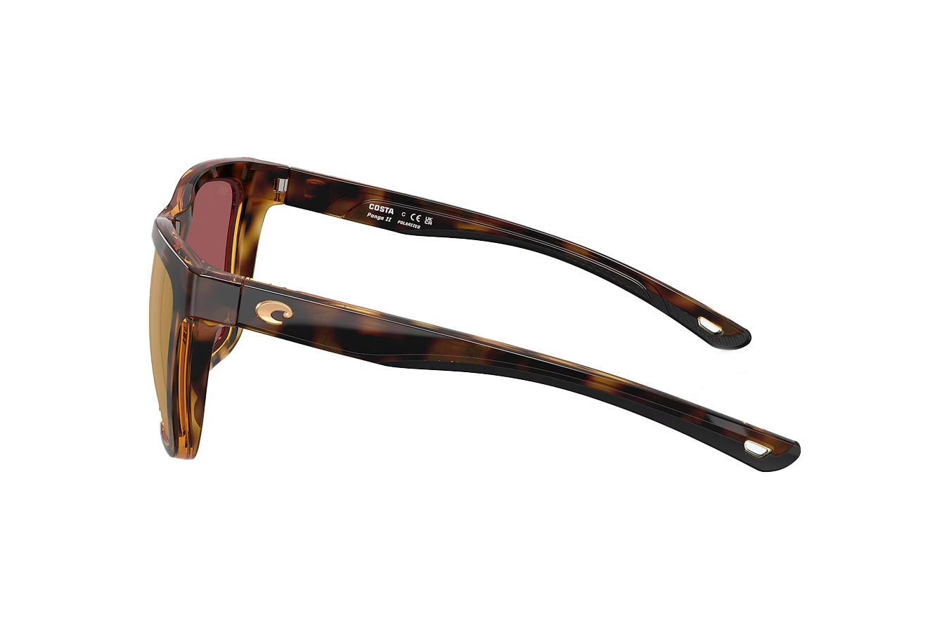 COSTA DEL MAR Panga II Tortoise Frame with Gold Mirror Lenses